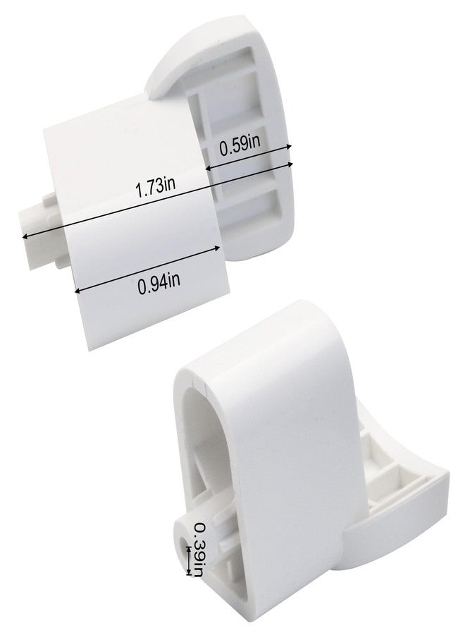 SZHY-LINK 2 Pack WB06X10943 Microwave Door Handle Support for GE and Hotpoint Microwave Handle Replacement AP5790057 3025054 PS8753758 JVM3160DF2WW - Image 3